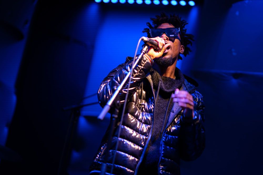 Man Singing at The Pocket.